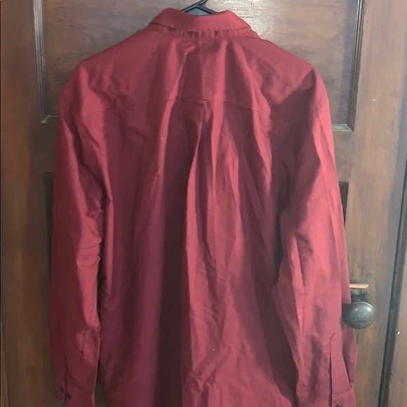 Red Button Down - Picture 2 of 3